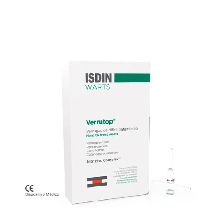 Isdin Warts Verrutop Ampolas + Aplicador 4un.